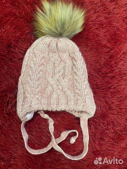 Шапка зимняя для девочки 44 - 46