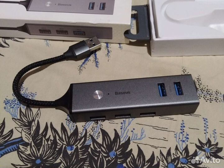 Хаб Baseus Cube Type-C to 5 USB