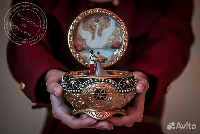 Музыкальная шкатулка с балериной "Белое сердечко" (13 x 11,5 x 7 см) купить в