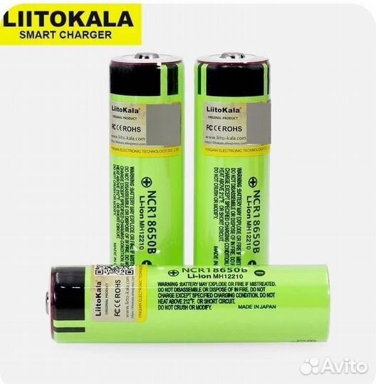 Аккумуляторы литиевые NCR 18650B