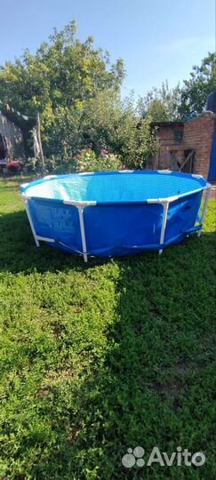 Каркасный бассейн intex бу