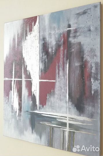 Интерьерная картина абстракция холст