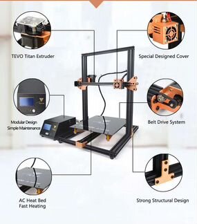 3D принтер tevo Tornado + 3кг PLA