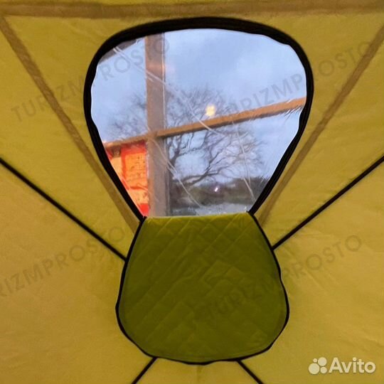 Зимняя палатка куб трехслойный