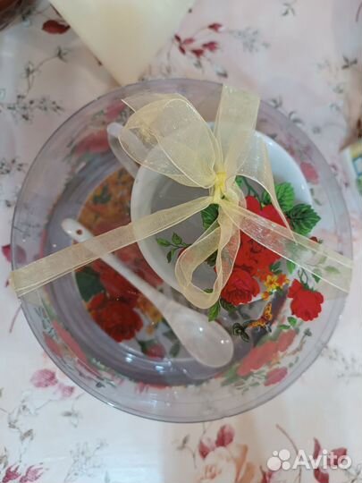 Посуда набор заварочник сахарница