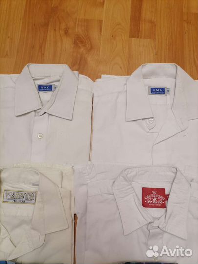 Рубашки, жилет школьный р-р 134-146