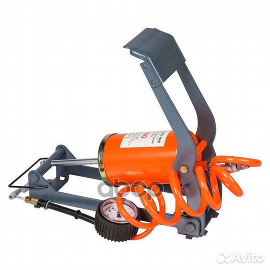 Ножной, механический, 400 см3, съемный манометр