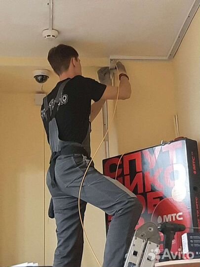Профессиональный монтаж видеонаблюдения