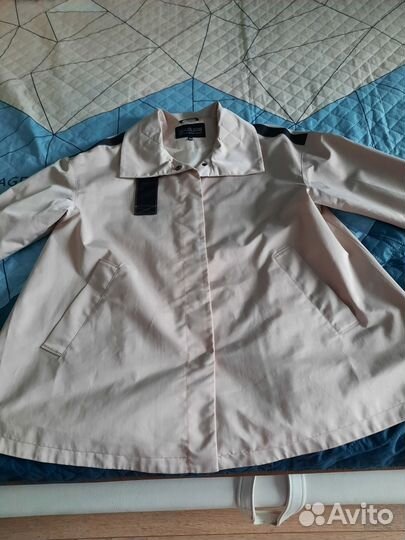 Плащ-тренч укороченный