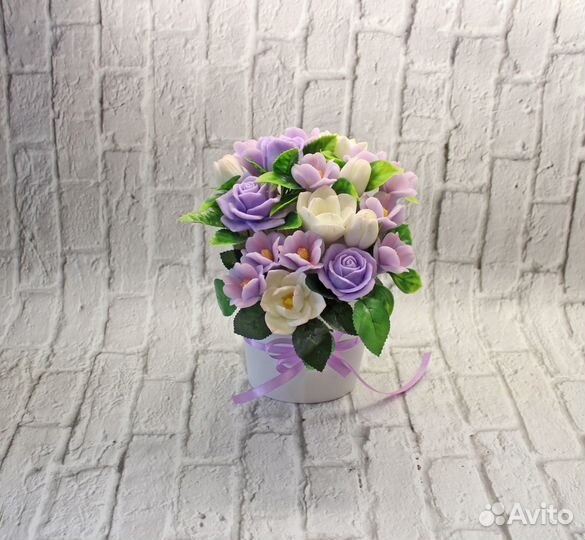 Цветы - букет. Мыло ручной работы