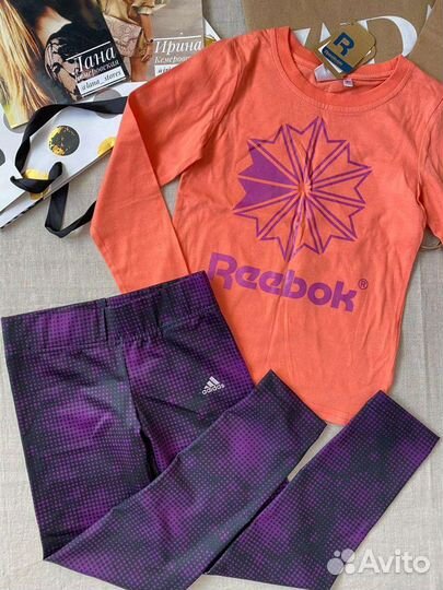 Лонг Reebok лосины adidas новые оригинальные