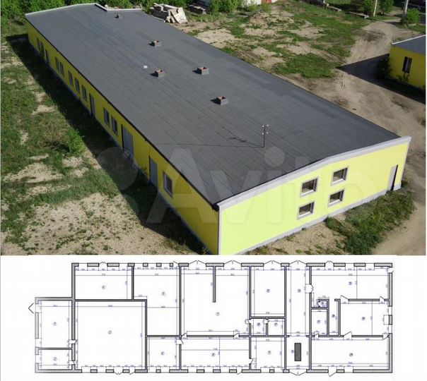 Склады производство с землей 2177 м² и 1,5 Га