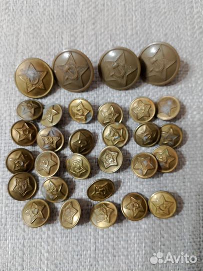 Пуговицы Ркка времен войны, ленд Лиз, США Англия