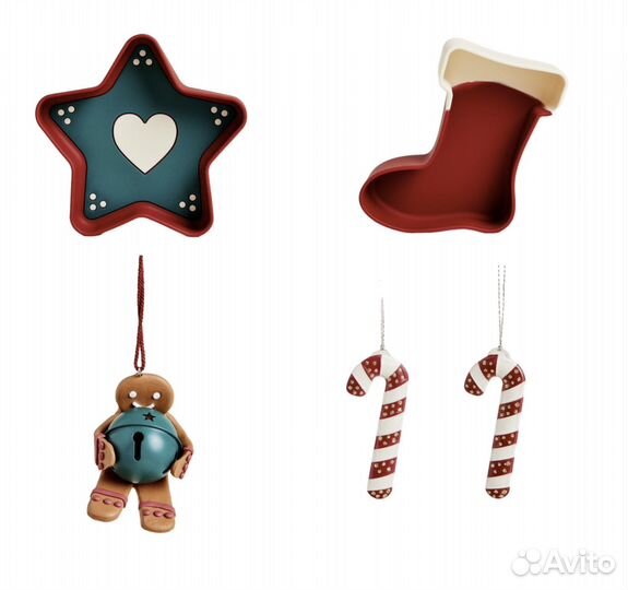 Тарелки и елочные игрушки Zara Christmas