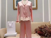 La perla шелковая пижама атласная розовая