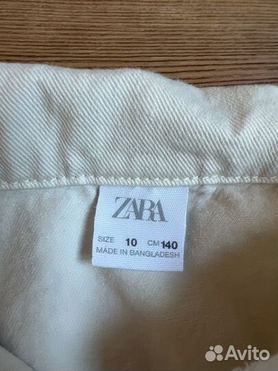 Куртка джинсовая zara для мальчика 140