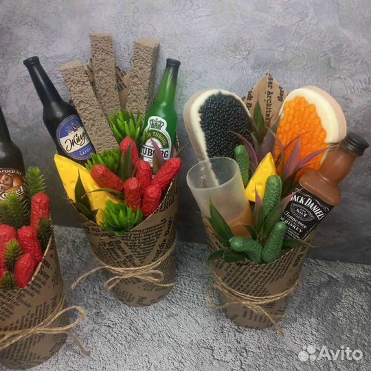 Букет цветов из мыла