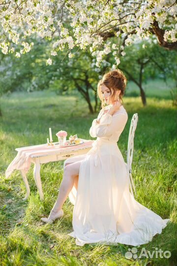 Халат шифоновый для фотосессии