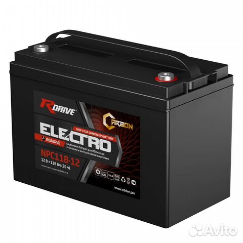 Аккумулятор для ибп R-drive 118Ач NPC118-12