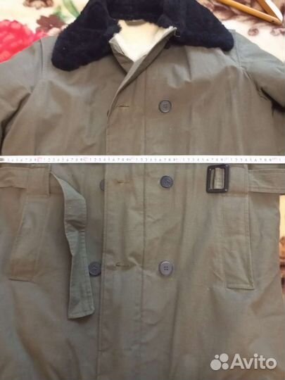 Тулуп из овчины армейский