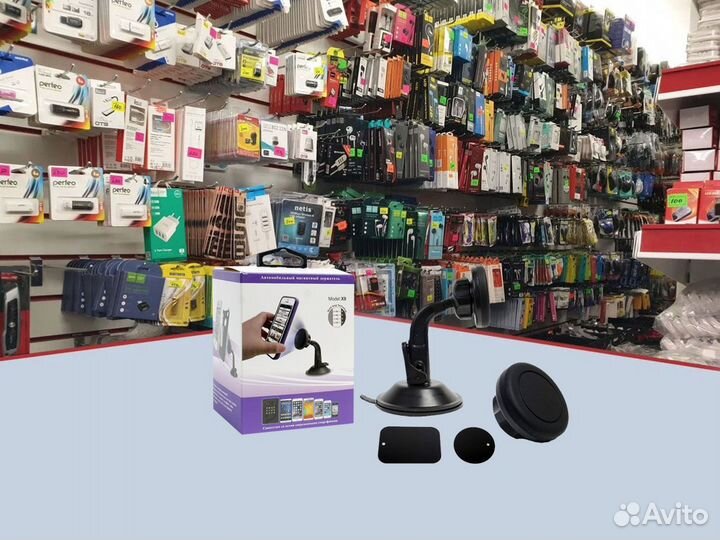 Автодержатель на присоске магнитный SX9