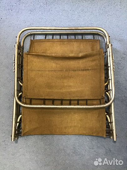 Раскладушка брезентовая