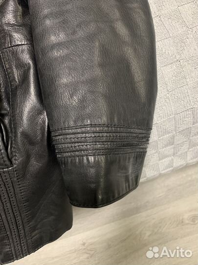 Кожаная куртка дубленка