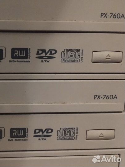 Plextor DVD-RW PX-760A подключение IDE