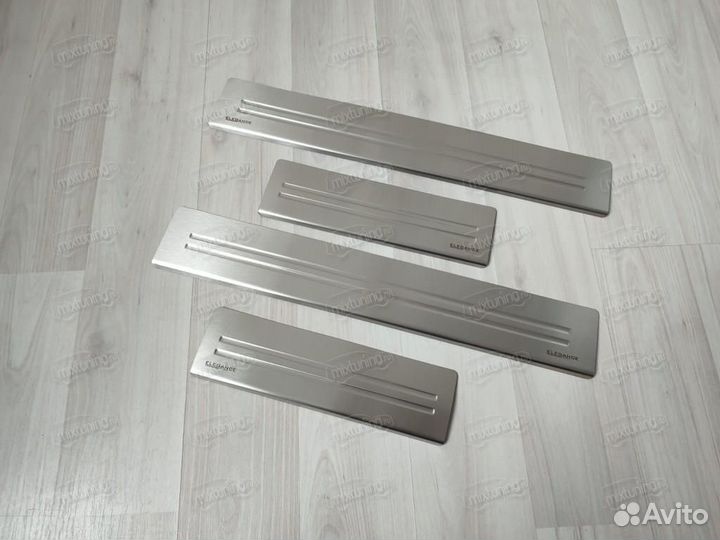 Накладки на пороги Citroen C4 Aircross 2012-2017