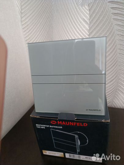 Вентилятор вытяжной новый maunfeld(стекло)
