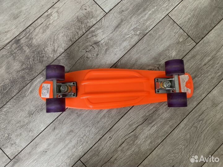 Скейтборд детский (пенниборд) BlackAqua