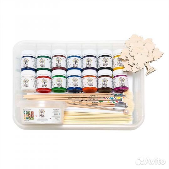 Набор красок эбру 