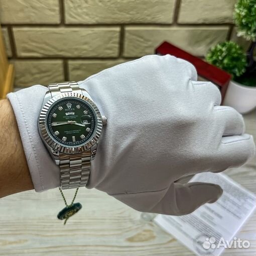 Часы Rolex Day-Date Silver Green