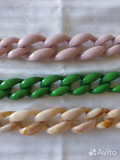 Эффектные колье-цепь