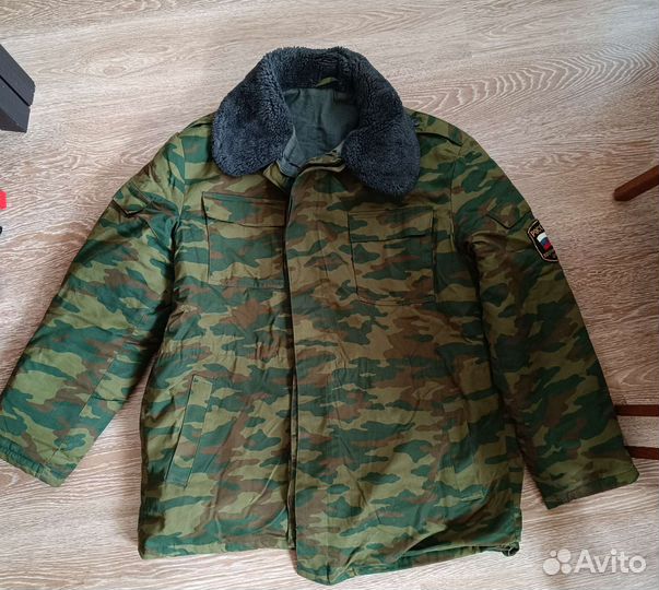 Бушлат военный зимний флора