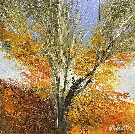 Картина маслом на холсте пейзаж