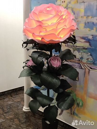 Цветы светильники