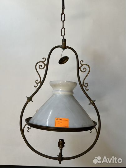 Винтажная антикварная люстра. Франция. 27