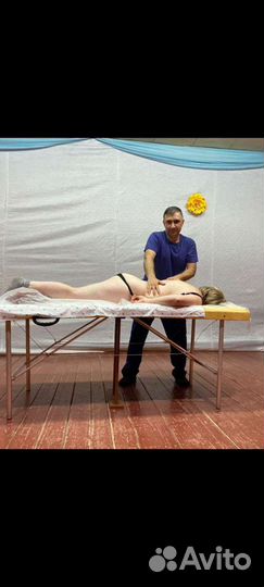 Правка позвонков+массаж