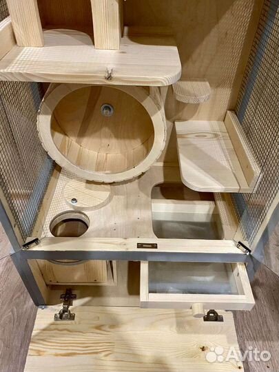 Витрина - клетка для шиншилл, дегу, белок и др