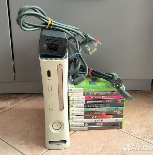 Xbox 360 Fat с играми