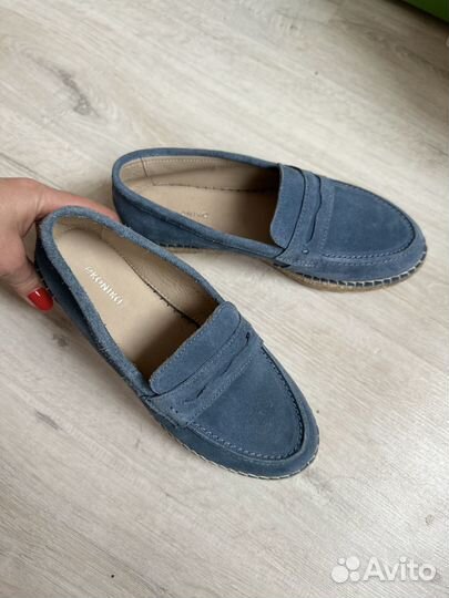 Эспадрильи Эконика 37 голубые новые