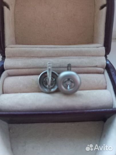 Серьги серебро