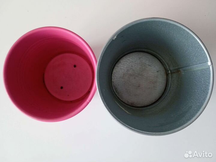 Кашпо IKEA жестяные Соммар и Bintje