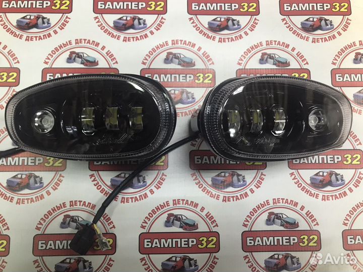 Диодные птф SAL-MAN Шевроле Ланос ближний дальний