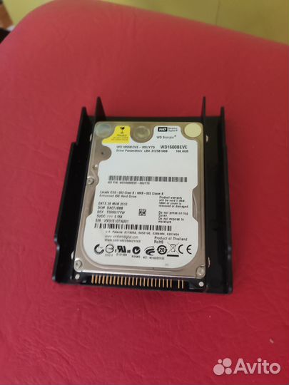 Western Digital SB 160Gb IDE + Салазки dexp AT-DH0