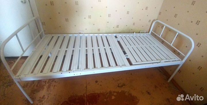 Кровать медицинская двухсекционная км-01