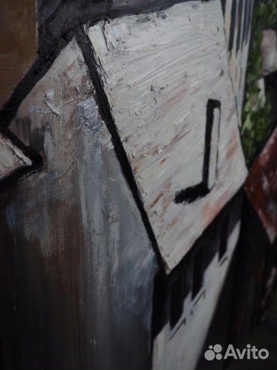 Картина. авторская работа. масло холст 100*100