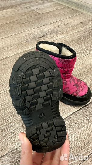 Ботинки демисезон зимние для девочки 24 размер