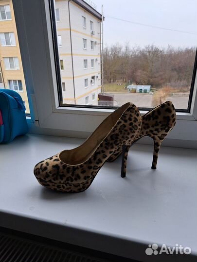 Леопардовые туфли
